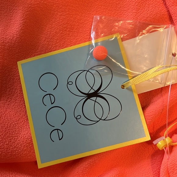 147. CeCe Blouse in Hot Lava - Picture 12 of 14